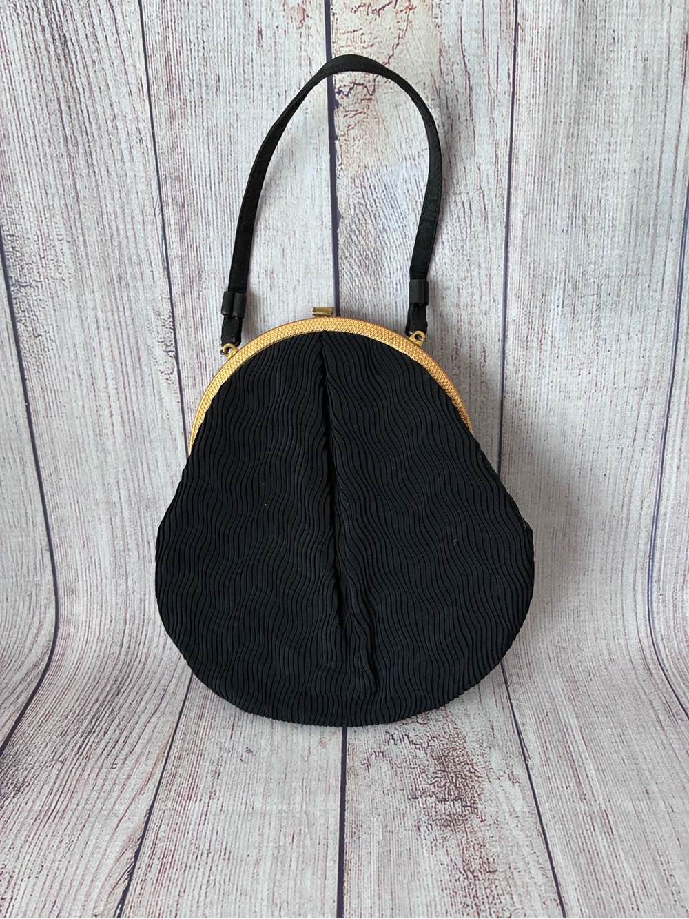 VTG HL Harry Levine USA Satin Evening Hand Bag With Coin Purse